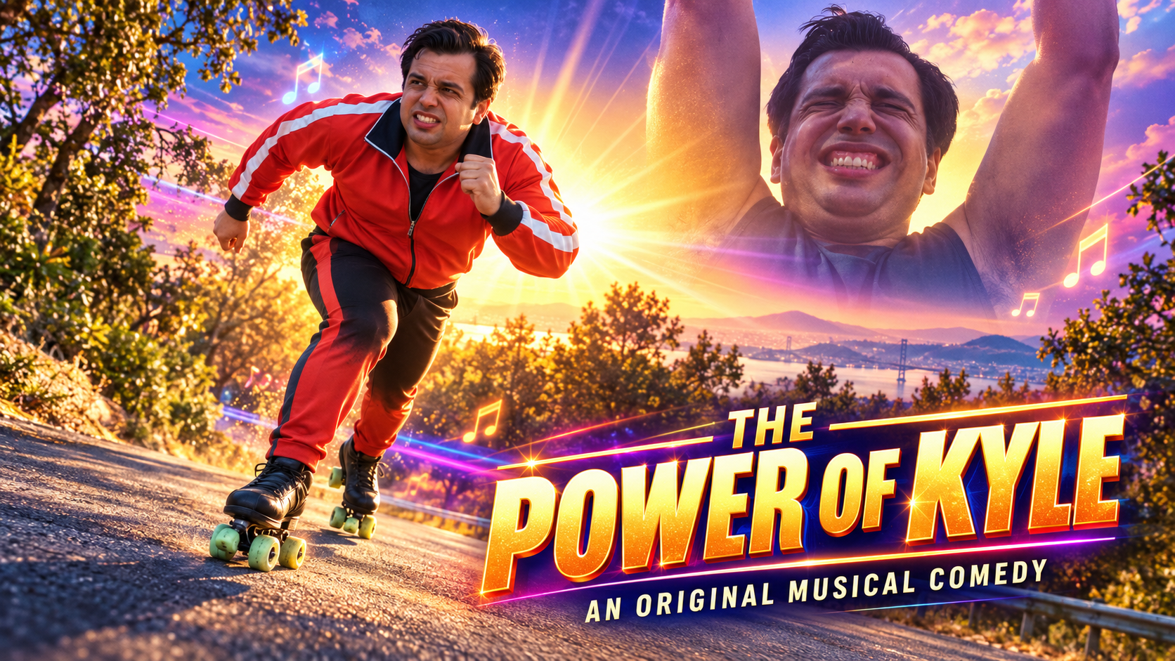 The Power of Kyle skating promotional concept