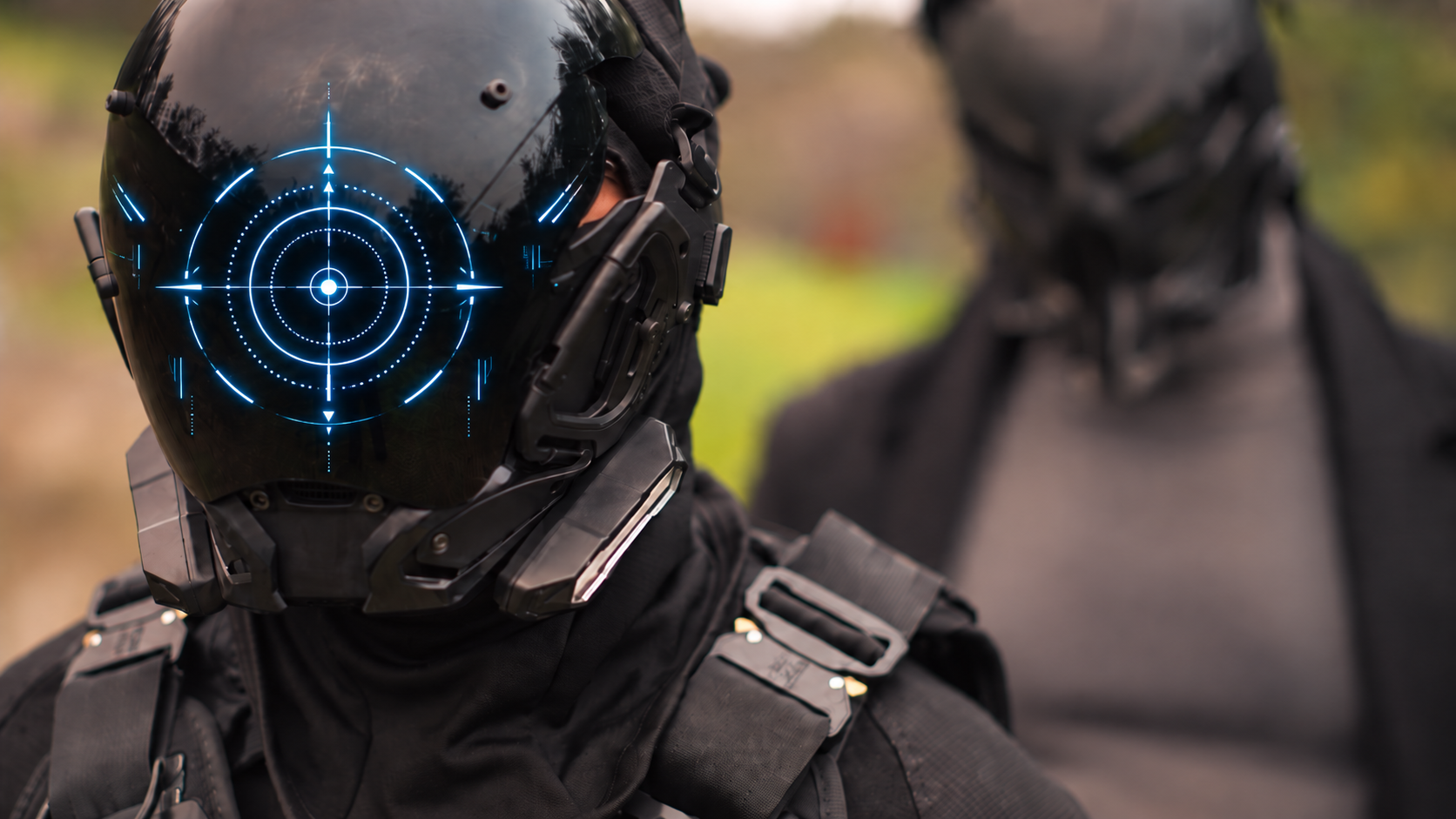 RAGE helmet and HUD visual concept